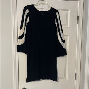 Spense Black Sweater Dress